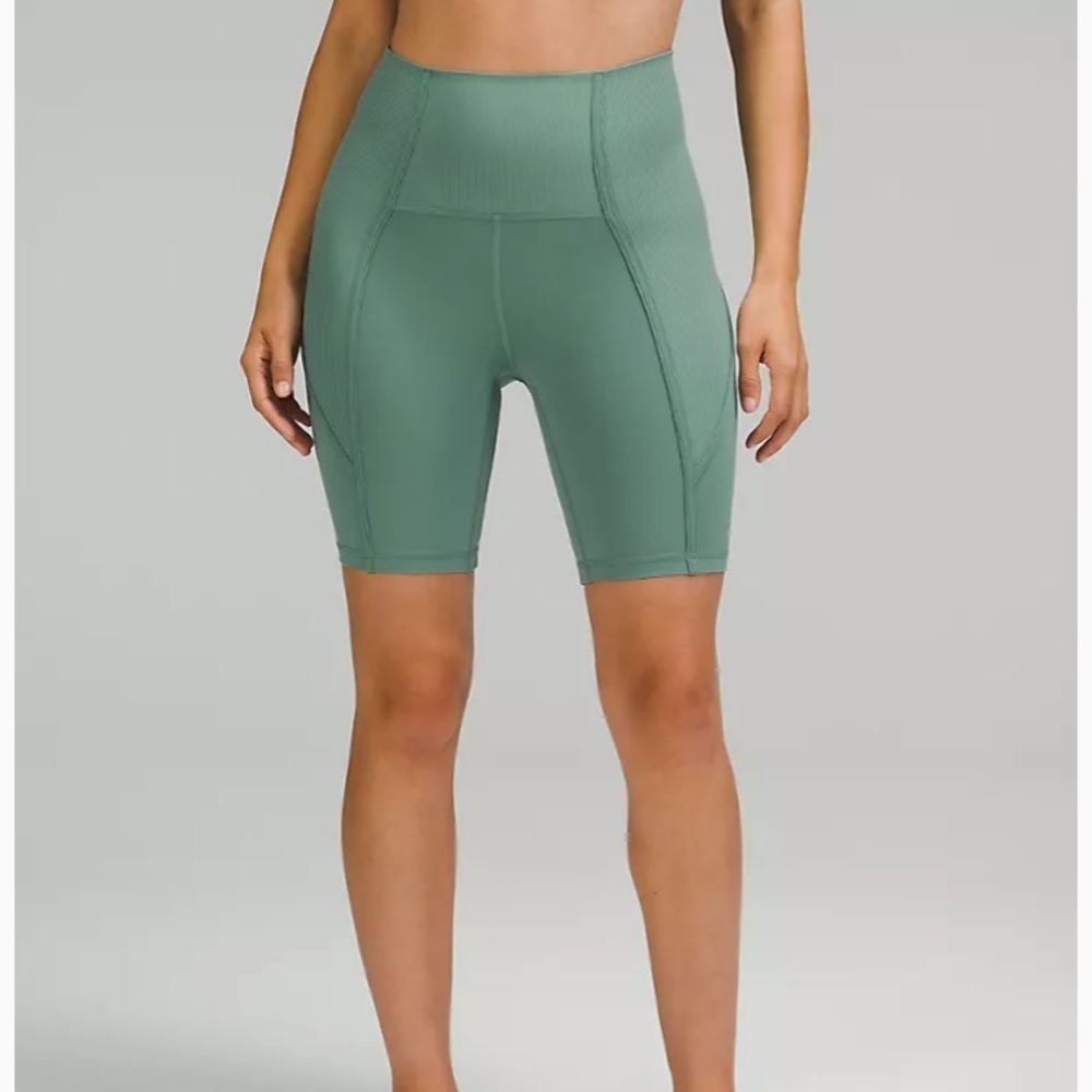 lululemon Align™ Ribbed Panel High-Rise Short 8"